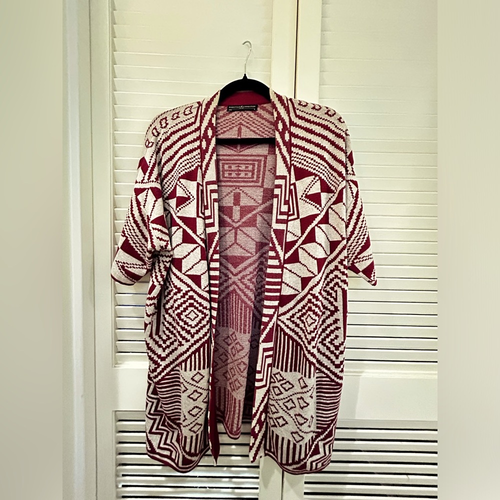 Peruvian Connection, Open Front Cardigan in Pima Cotton.